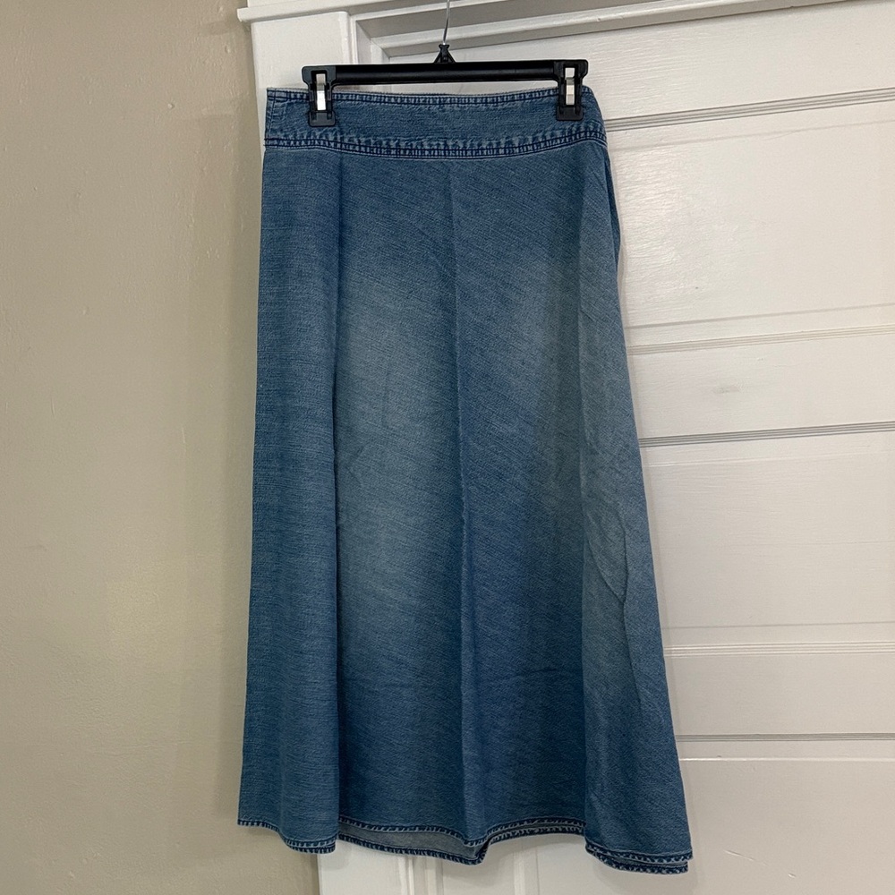 Ideology A-Line Denim Blue Jean Skirt Sz 4